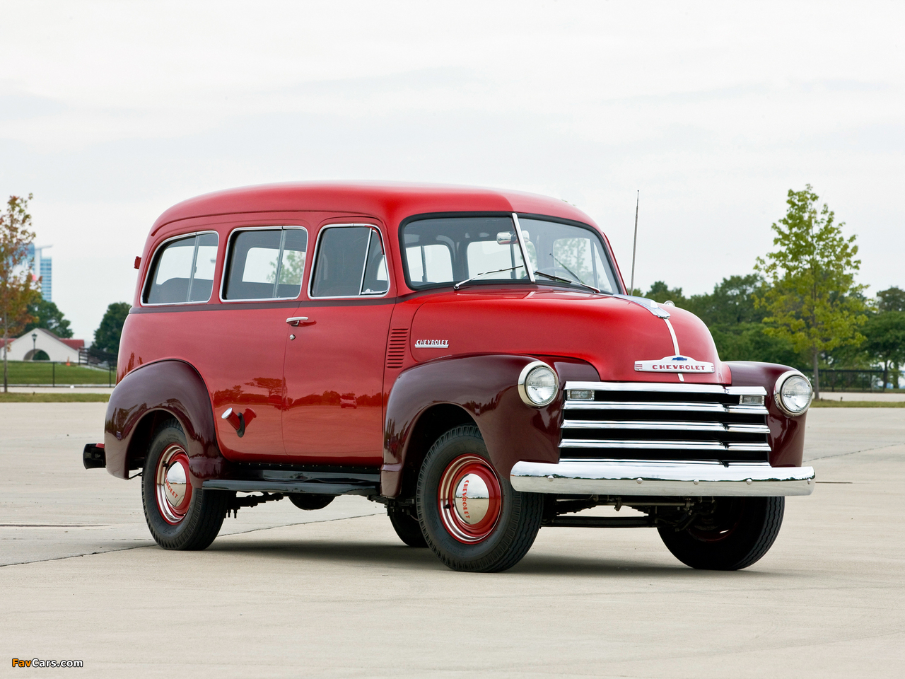 Chevrolet Suburban Carryall 1947–54 wallpapers (1280 x 960)