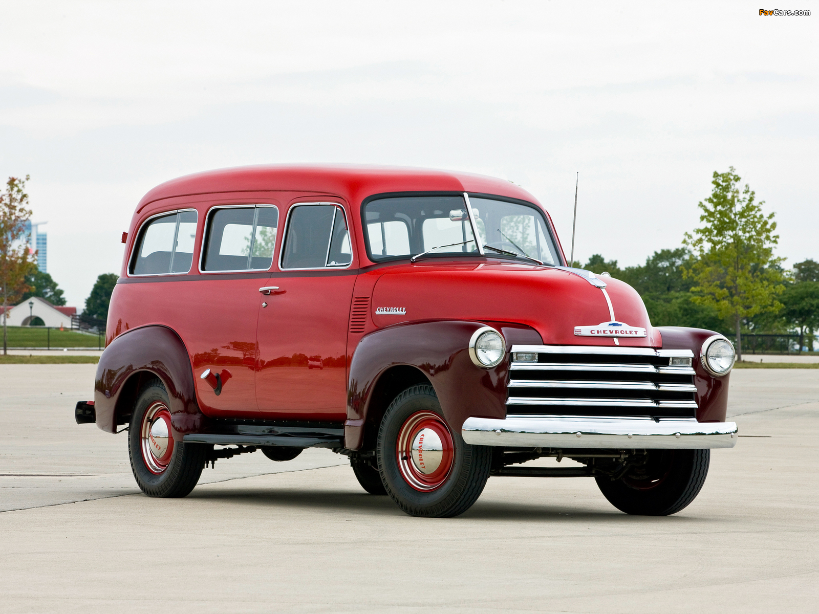 Chevrolet Suburban Carryall 1947–54 wallpapers (1600 x 1200)