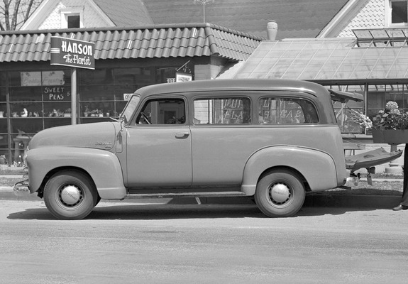 Chevrolet 3100 Suburban (GP/HP-3116) 1949–50 wallpapers