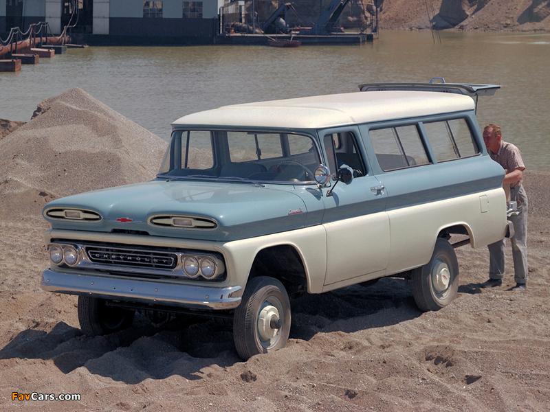 Chevrolet Apache 10 Suburban 1961 wallpapers (800 x 600)