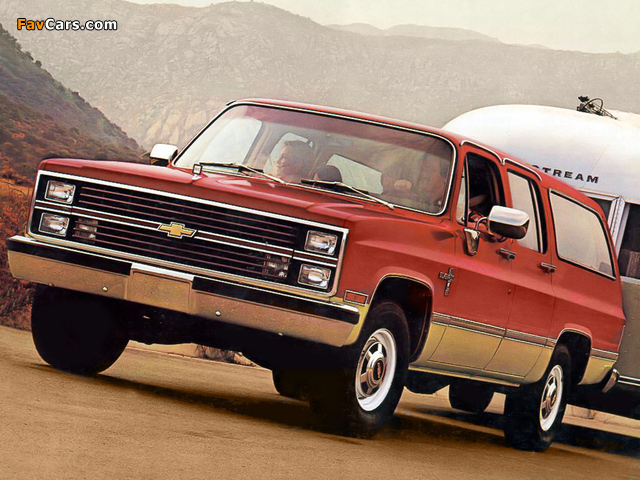 Chevrolet Suburban 1983–84 wallpapers (640 x 480)