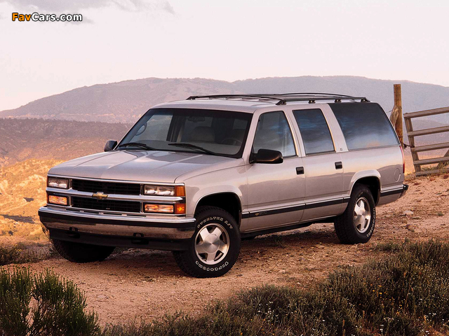 Chevrolet Suburban (GMT400) 1994–99 wallpapers (640 x 480)
