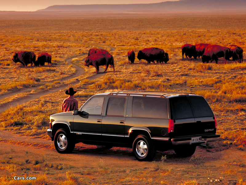 Chevrolet Suburban (GMT400) 1994–99 wallpapers (800 x 600)