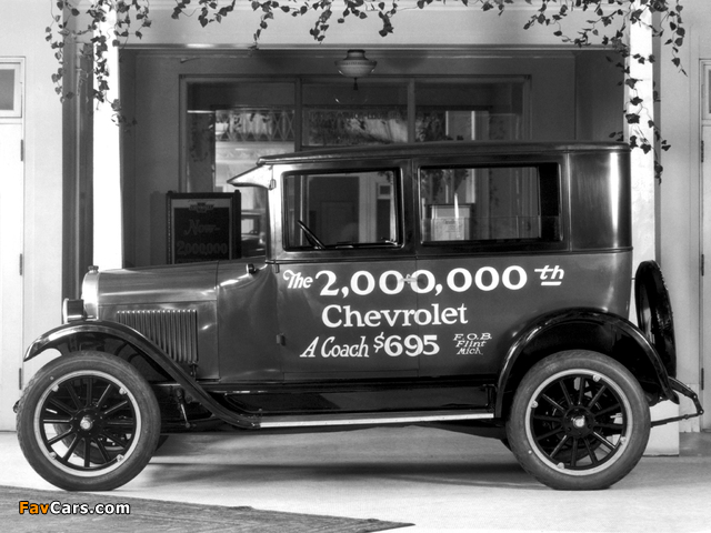 Chevrolet Superior Coach 1923–26 wallpapers (640 x 480)
