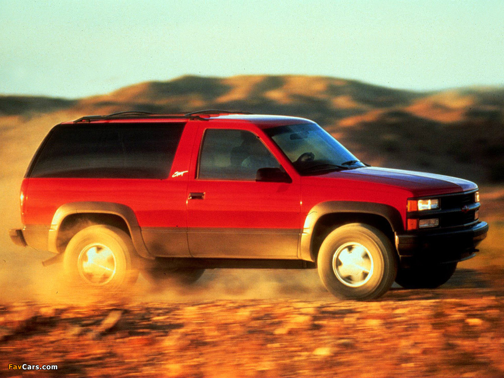 Chevrolet Tahoe Sport 3-door (GMT410) 1995–99 photos (1024 x 768)