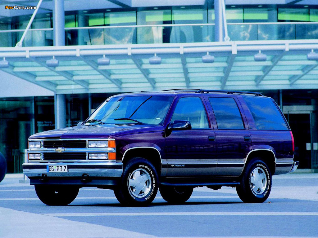 Chevrolet Tahoe (GMT410) 1995–99 photos (1024 x 768)