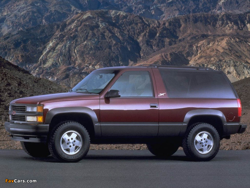Chevrolet Tahoe Sport 3-door (GMT410) 1995–99 pictures (800 x 600)
