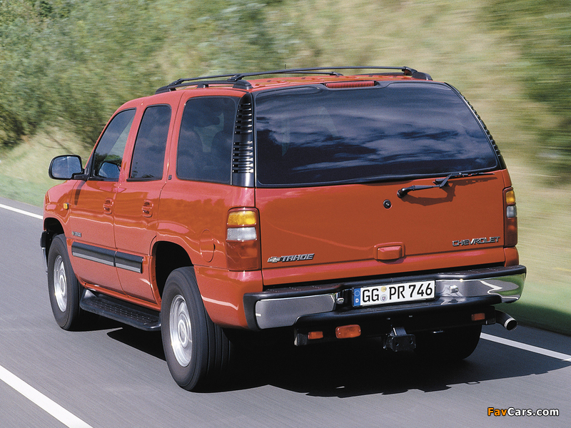 Chevrolet Tahoe EU-spec (GMT840) 2000–06 pictures (800 x 600)