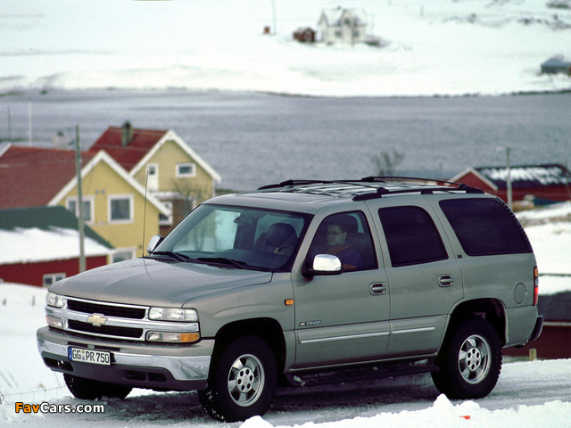 Chevrolet Tahoe EU-spec (GMT840) 2000–06 wallpapers (640 x 480)