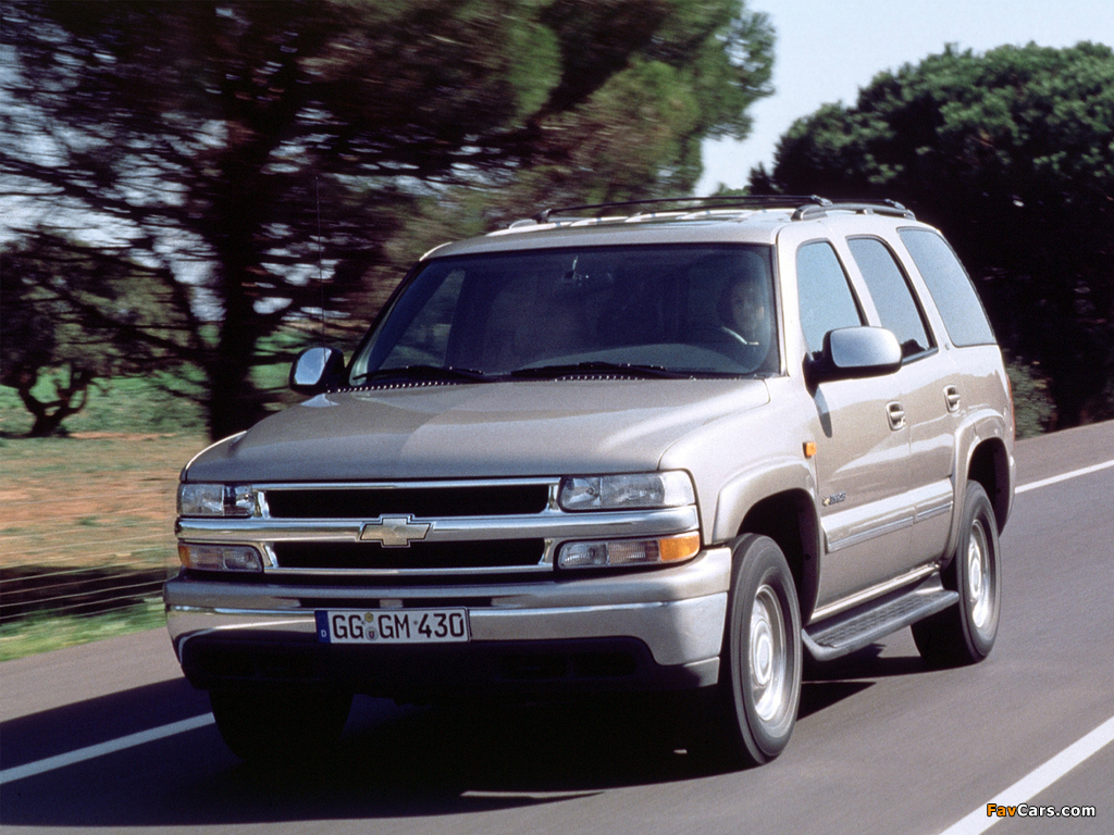 Chevrolet Tahoe EU-spec (GMT840) 2000–06 wallpapers (1024 x 768)