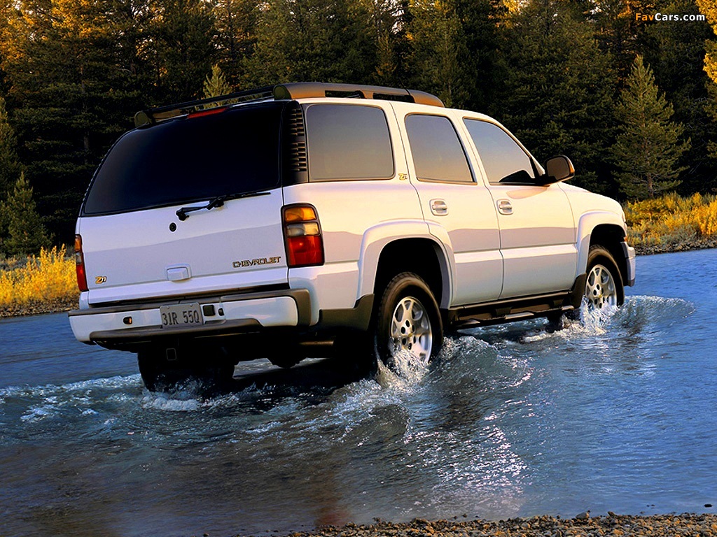 Chevrolet Tahoe Z71 (GMT840) 2001–06 photos (1024 x 768)