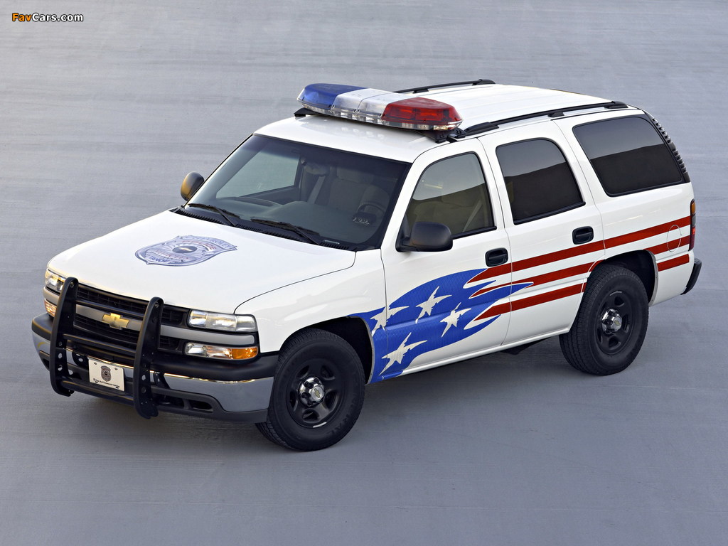 Chevrolet Tahoe Police (GMT840) 2004–07 photos (1024 x 768)