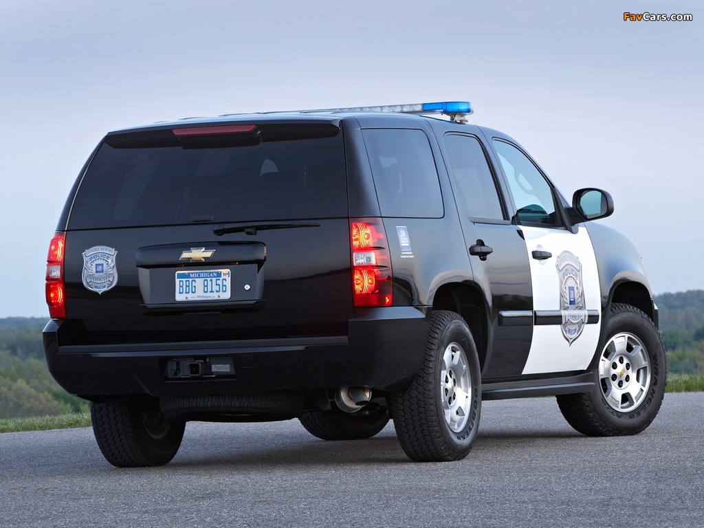 Chevrolet Tahoe Police (GMT900) 2007 wallpapers (1024 x 768)