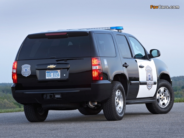 Chevrolet Tahoe Police (GMT900) 2007 wallpapers (640 x 480)