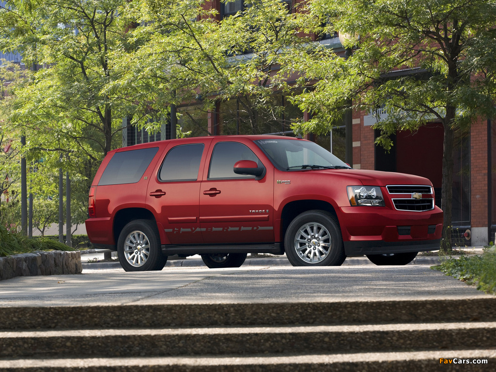 Chevrolet Tahoe Hybrid (GMT900) 2008 photos (1024 x 768)