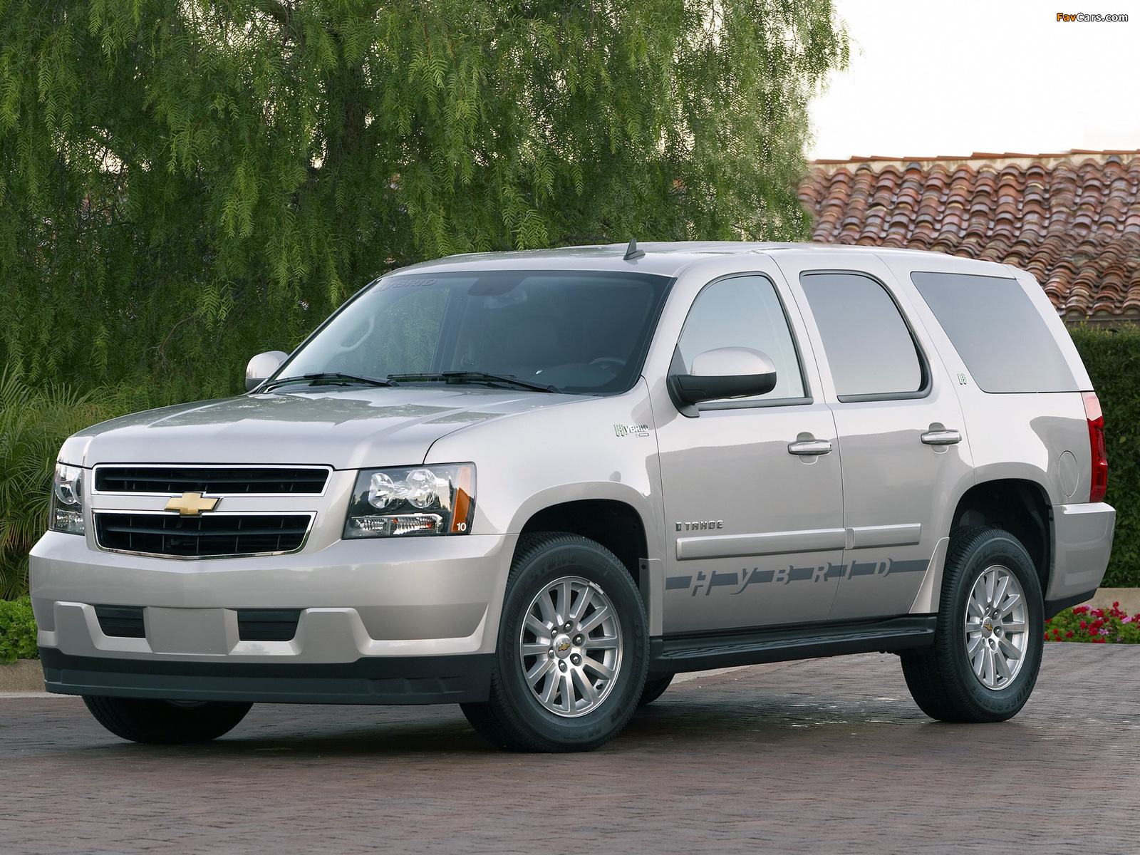 Chevrolet Tahoe Hybrid (GMT900) 2008 wallpapers (1600 x 1200)