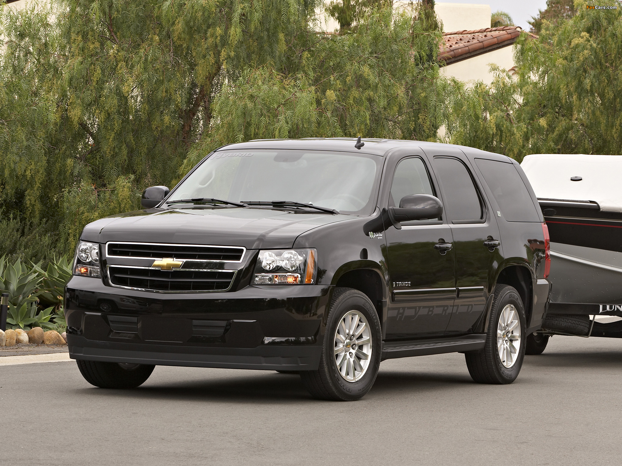 Chevrolet Tahoe Hybrid (GMT900) 2008 wallpapers (2048 x 1536)