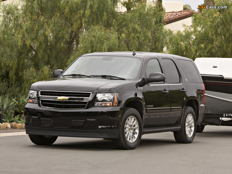 Chevrolet Tahoe Hybrid (GMT900) 2008 wallpapers (800 x 600)