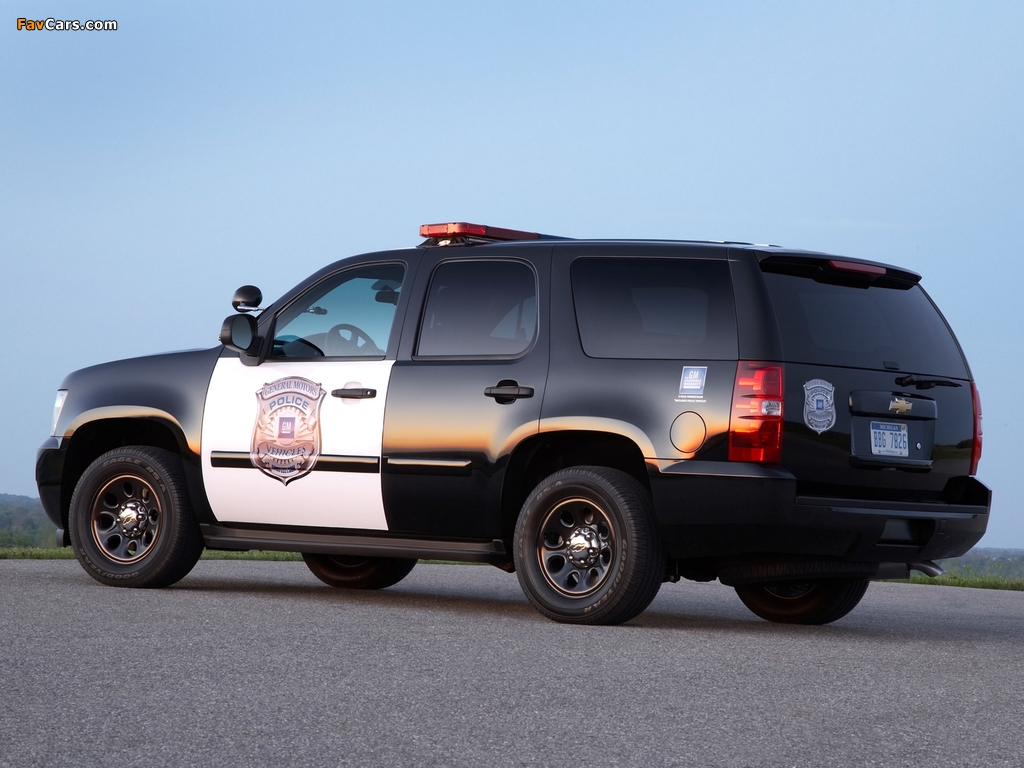 Images of Chevrolet Tahoe Police (GMT900) 2007 (1024 x 768)