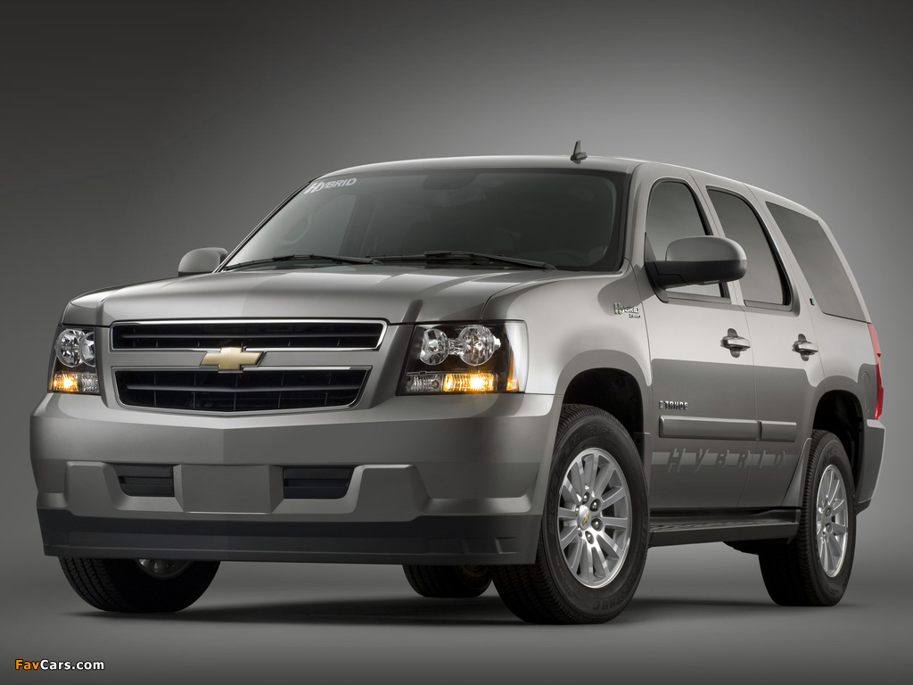 Images of Chevrolet Tahoe Hybrid (GMT900) 2008 (1024 x 768)