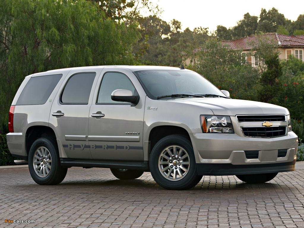 Photos of Chevrolet Tahoe Hybrid (GMT900) 2008 (1024 x 768)