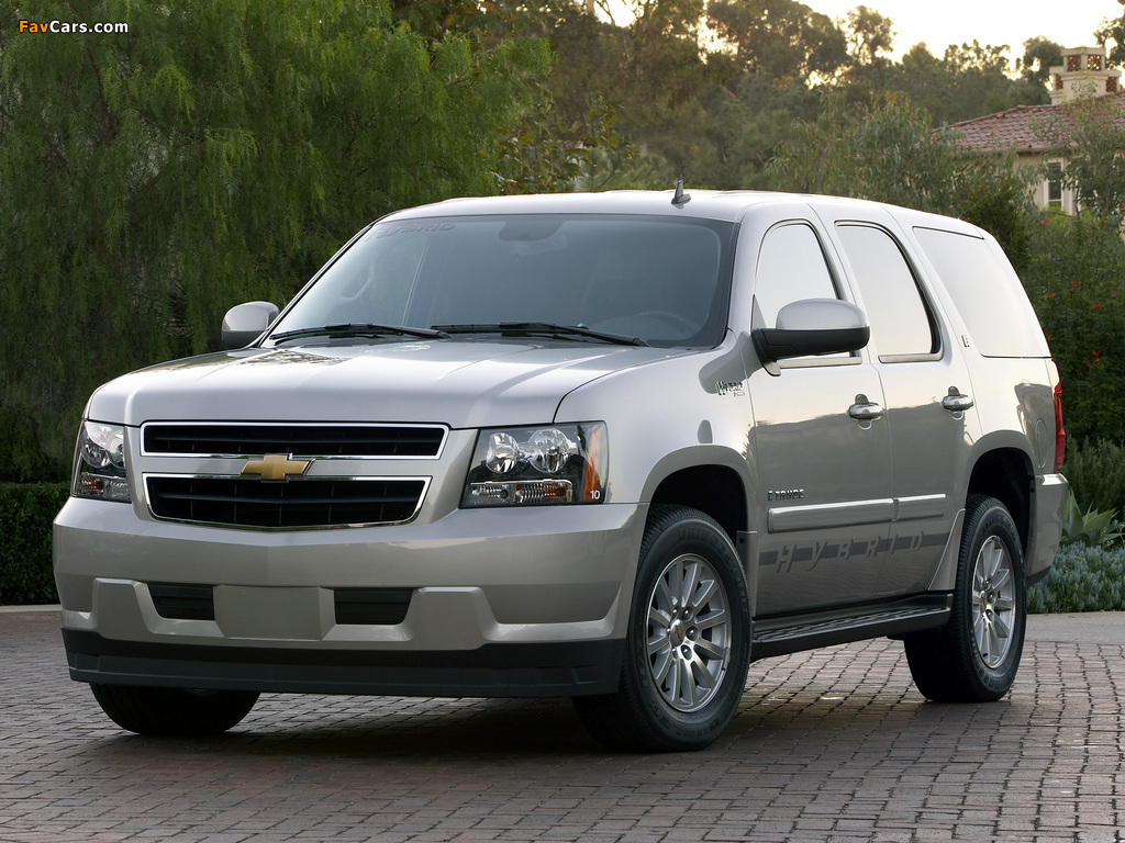 Photos of Chevrolet Tahoe Hybrid (GMT900) 2008 (1024 x 768)