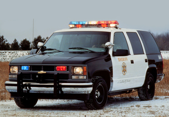 Pictures of Chevrolet Tahoe Police (GMT410) 1997–98