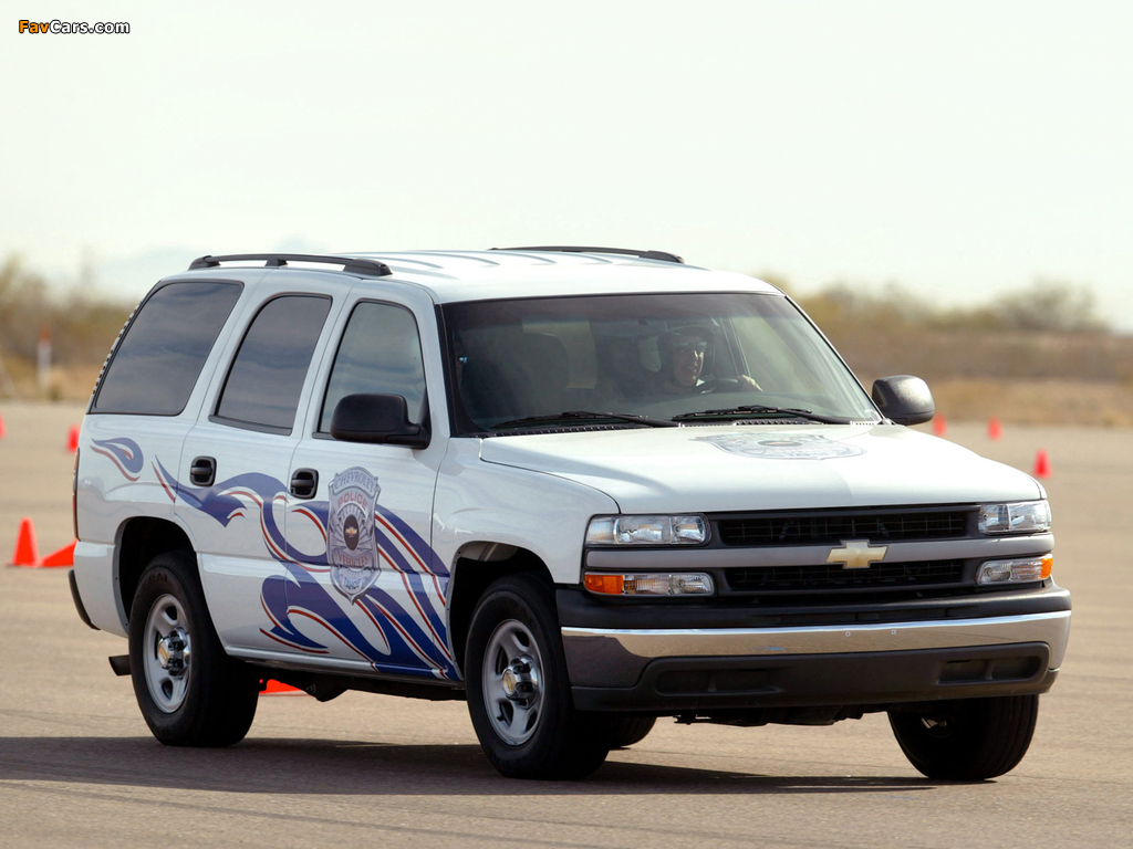 Chevrolet Tahoe Police (GMT840) 2004–07 wallpapers (1024 x 768)