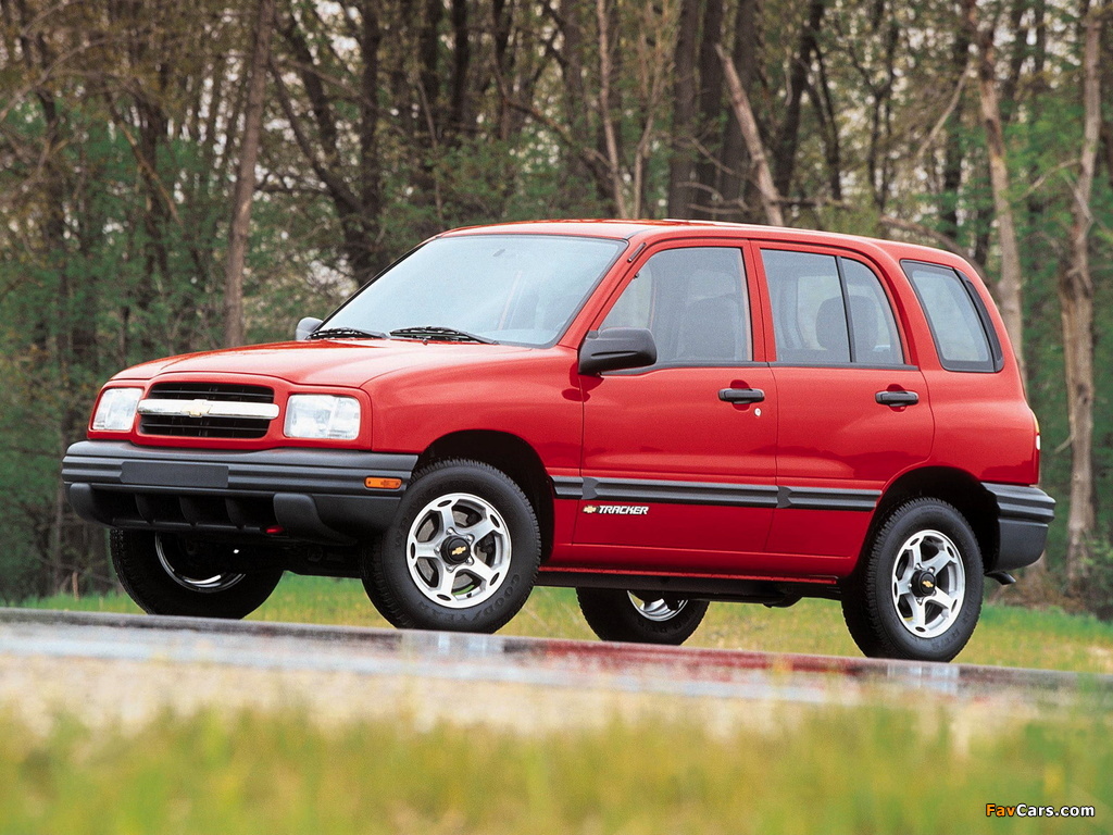 Chevrolet Tracker 1999–2004 images (1024 x 768)