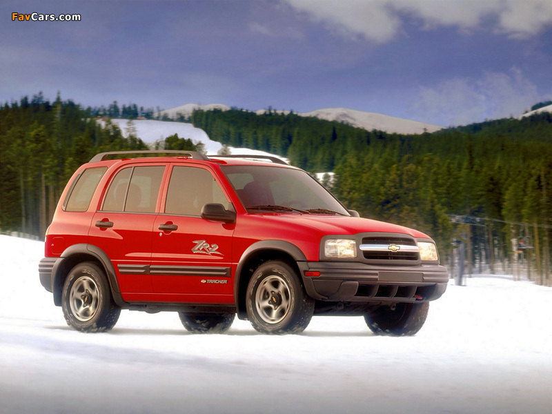 Chevrolet Tracker 1999–2004 wallpapers (800 x 600)