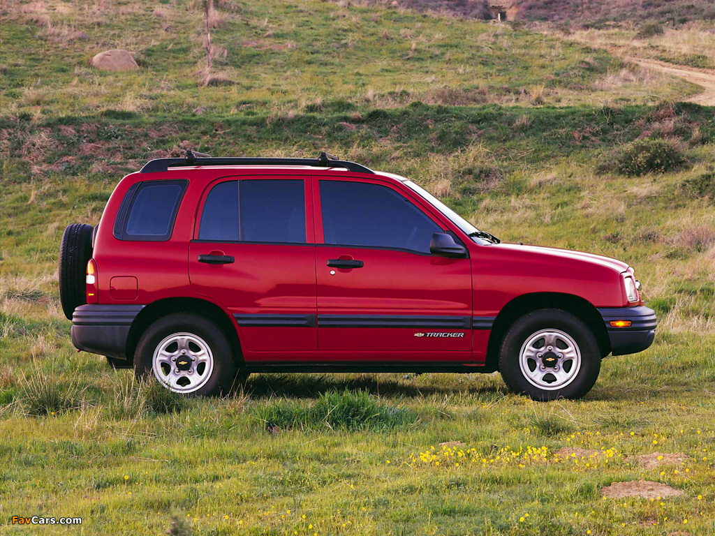 Chevrolet Tracker 1999–2004 wallpapers (1024 x 768)