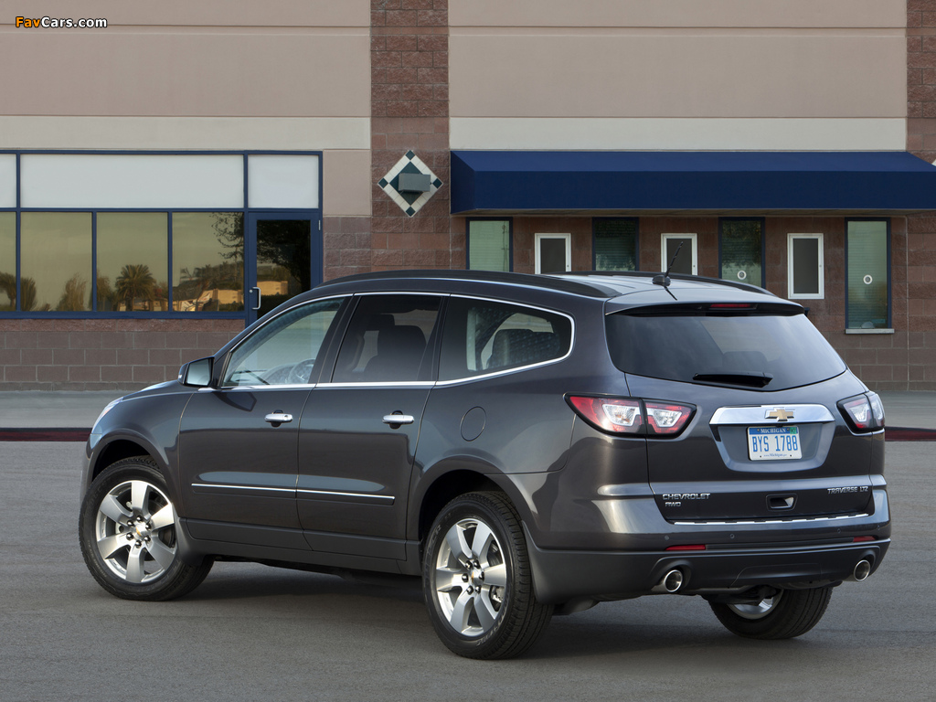 Chevrolet Traverse LTZ 2012 wallpapers (1024 x 768)