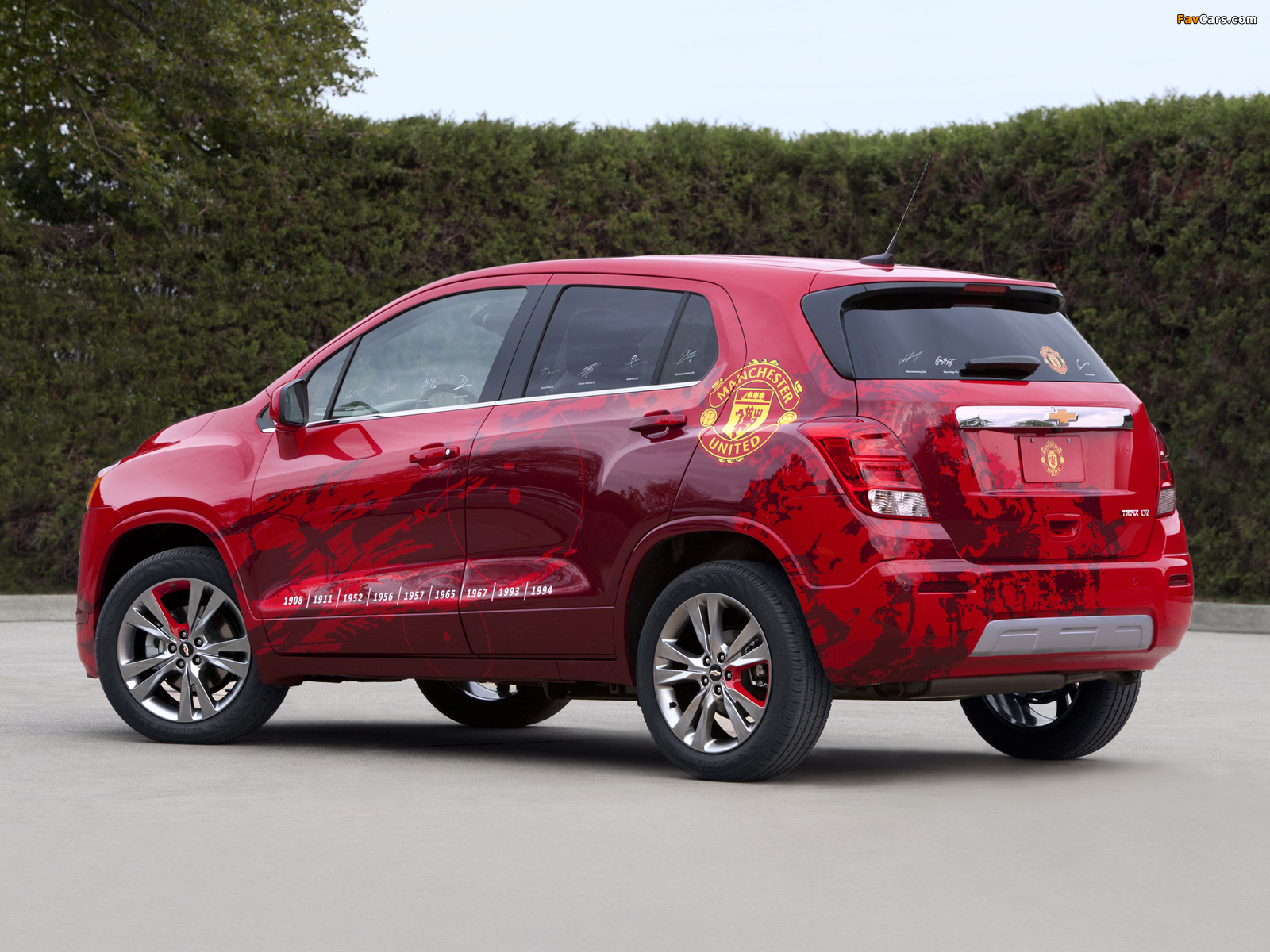 Pictures of Chevrolet Trax Manchester United 2012 (1600 x 1200)