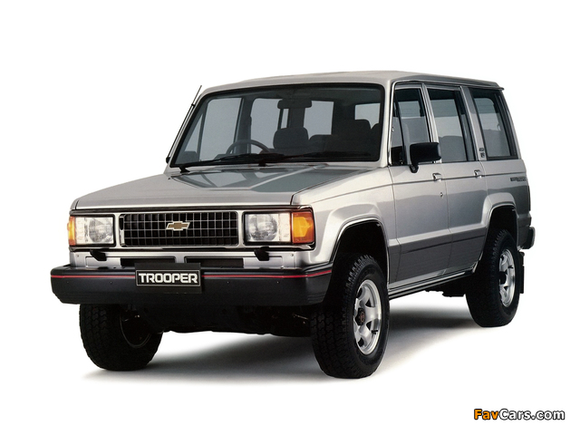 Chevrolet Trooper 1987–91 photos (640 x 480)