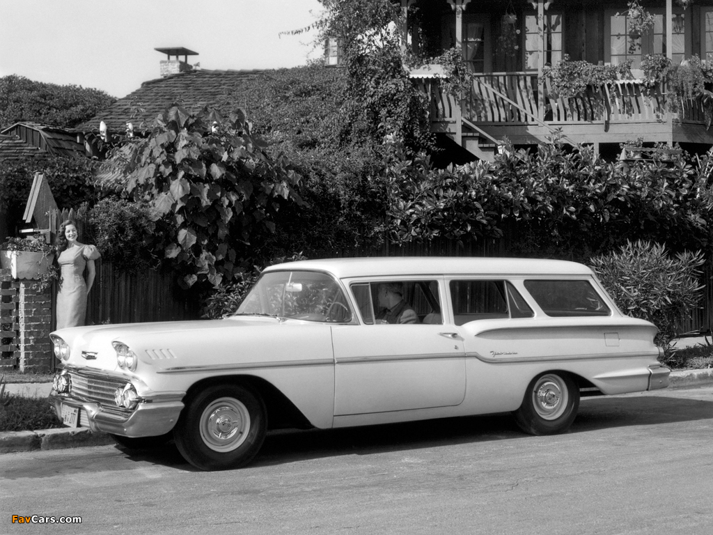 Chevrolet Yeoman 2-door Station Wagon 1958 pictures (1024 x 768)