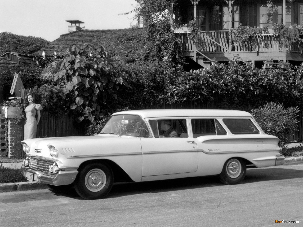 Chevrolet Yeoman 2-door Station Wagon 1958 pictures (1280 x 960)
