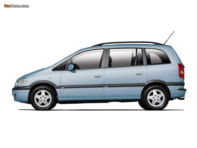 Chevrolet Zafira (A) 2001–02 images (800 x 600)