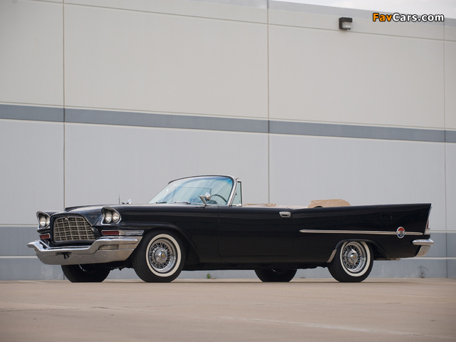 Chrysler 300D Convertible 1958 pictures (640 x 480)