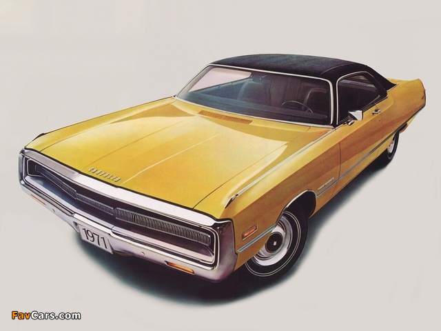 Chrysler 300 2-door Hardtop 1971 images (640 x 480)