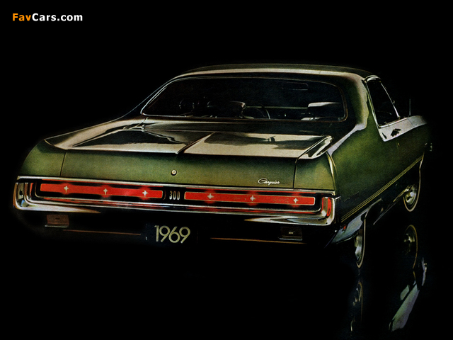 Chrysler 300 2-door Hardtop 1969 wallpapers (640 x 480)