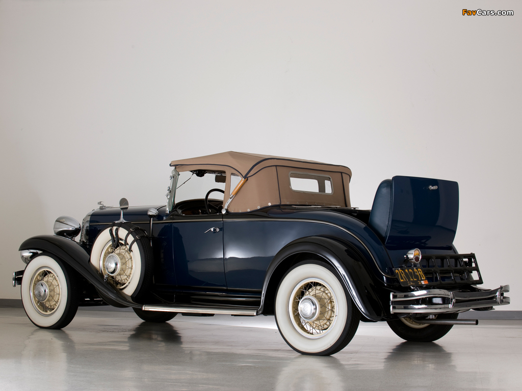 Pictures of Chrysler CD Deluxe Eight Roadster 1931–32 (1024 x 768)