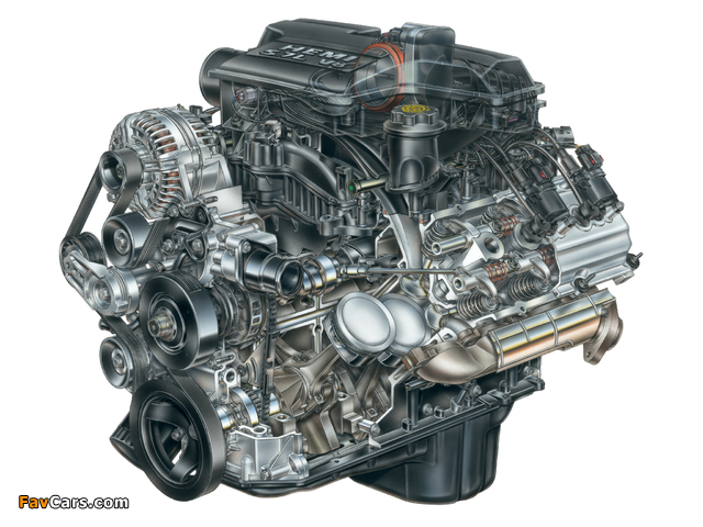 Images of Engines  Chrysler 5.7 L Hemi V8 (640 x 480)