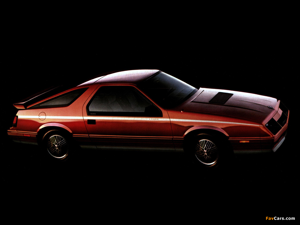 Photos of Chrysler Laser 1984–86 (1024 x 768)