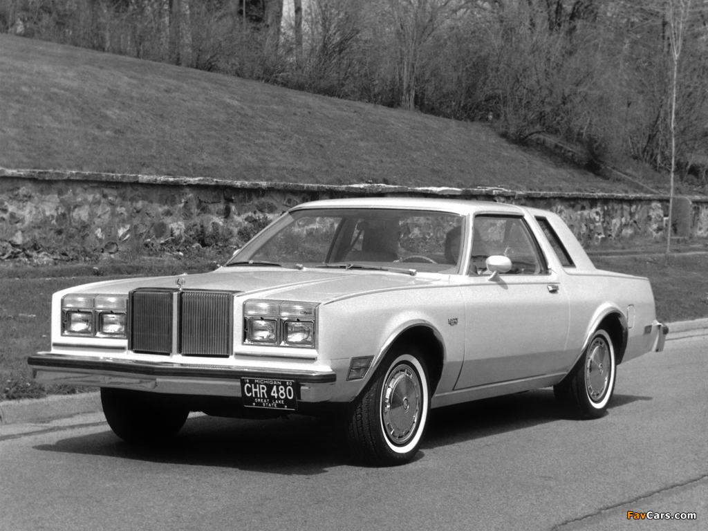 Chrysler LeBaron Salon Coupe (FH-22) 1980 pictures (1024 x 768)