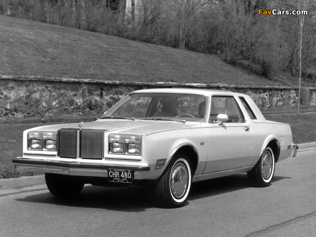 Chrysler LeBaron Salon Coupe (FH-22) 1980 pictures (640 x 480)