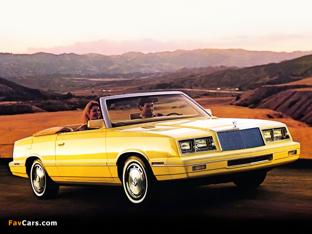 Chrysler LeBaron Convertible 1982 images (640 x 480)