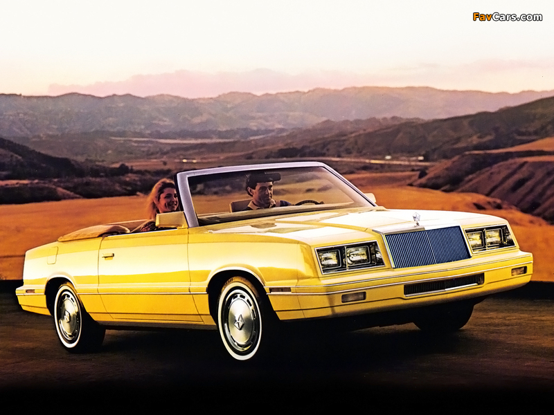Chrysler LeBaron Convertible 1982 images (800 x 600)