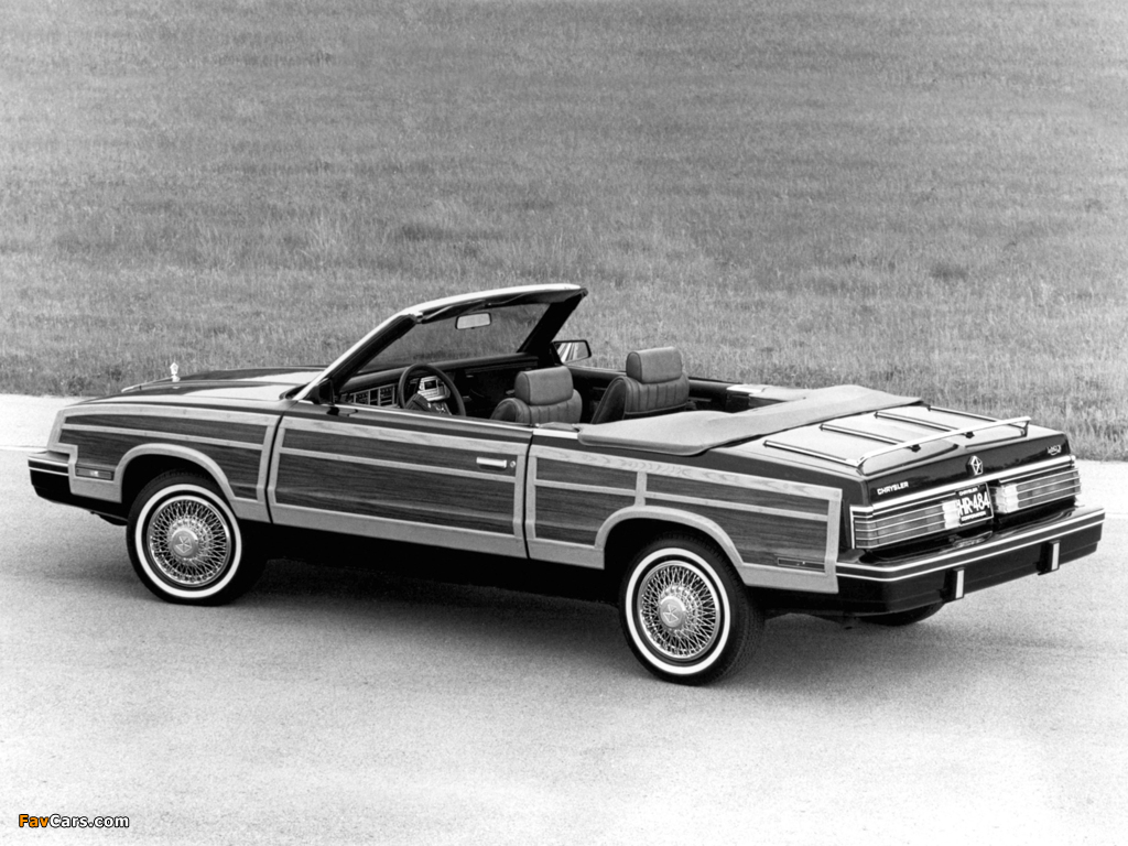 Chrysler LeBaron Town & Country Convertible 1983–86 images (1024 x 768)