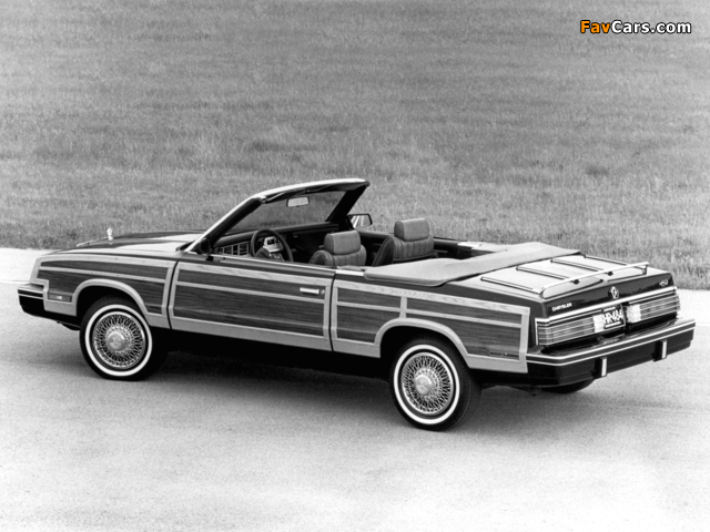 Chrysler LeBaron Town & Country Convertible 1983–86 images (640 x 480)