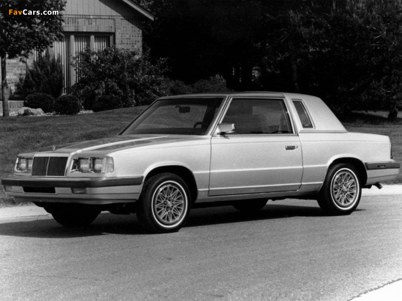Chrysler LeBaron Coupe 1986 photos (800 x 600)